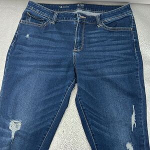 a.n.a. distressed skinny ankle leg jegging size 14